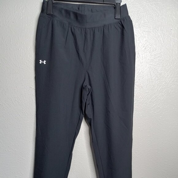 UNDER ARMOUR UA OUT RUN THE STORM Black Pants Size S - Picture 3 of 9